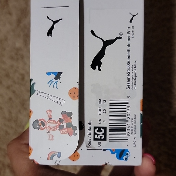 Suede Puma Elmo Shoes Sz 5c - Picture 7 of 7